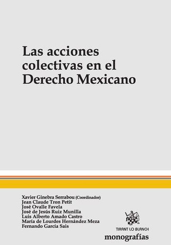Libro Las Acciones Colectivas En El Derecho Mexicano - Tr...