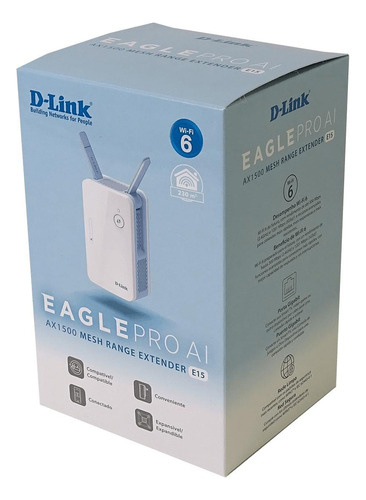 Repetidor Wifi6 Ax1500 D-link Con Antena Clickbox