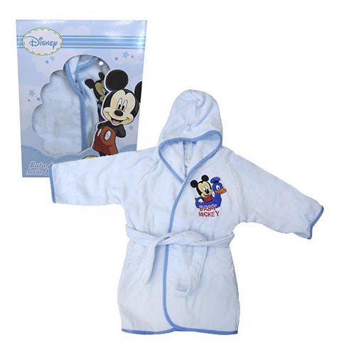 Bata De Baño Para Bebe 100 % Algodón .mickey / Minnie 