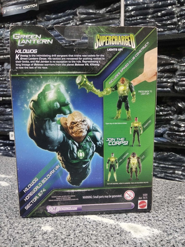 Dc Linterna Verde, Supercharged, Kilowog, Target, Exclusivo! (Usado)