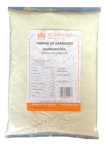 Harina De Garbazo 5 Kilos