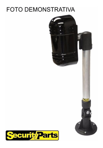 Kit 10 Suportes Câmera Segurança Cftv Infra Sensor Iva 40cm