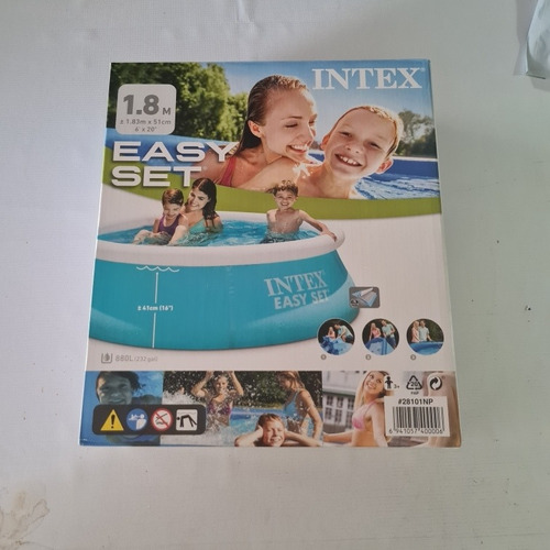 Piscina Redonda Inflable 183x51cm Intex Easy Set 880lts 