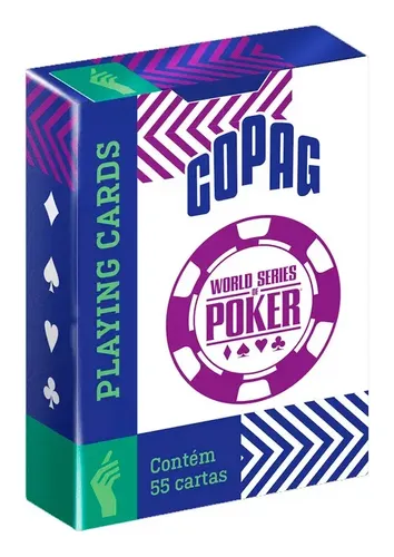 2 Baralhos Pro Wsop World Series Poker Size 110 Cartas Copag Cor