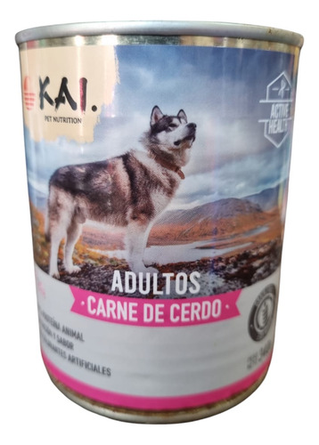 Alimento Húmedo Kai Perro Adulto Cerdo X 340 Grs