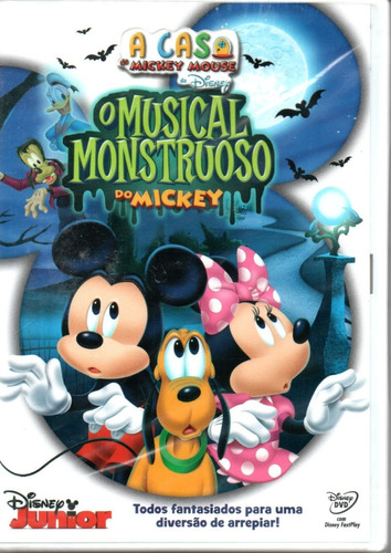 Dvd O Musical Monstruoso Do Mickey - Disney Junior - Dublado