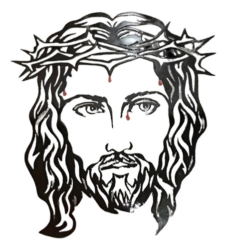 Jesus Com Espinhos Headpiece Metal Artesanato Sinal Presente