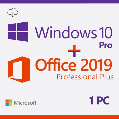 Licencia Windows 10 Pro + Office Pro Plus 2019
