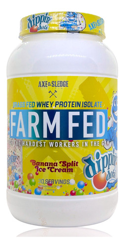 Whey Protein Farm Fed Dippin´ Dots Banana Split 30 Serv Axe 