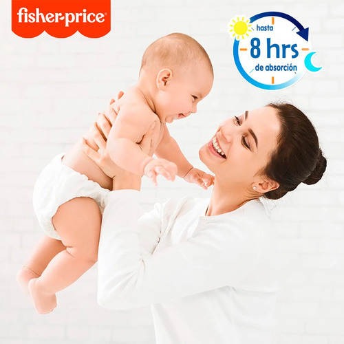 Pañales 40pz Para Bebe Etapa 1 Sin Fugas Unisex Fisher-price Etapa 1 Sin Género