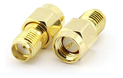 Maxmoral 2pcs Sma Macho Hembra Conector Rfadaptador Coaxial