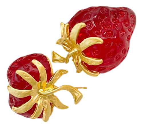 , Pendientes Summer Disc Ear Stud Fresa