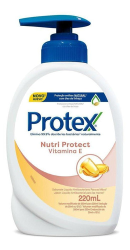 Sabonete Líquido Antibact Protex Protect Vitamina E 220ml