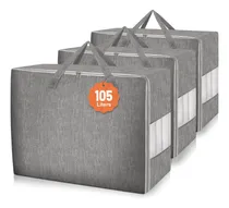 Comprar Paquete 3 Bolsas Almacenamiento Edredón 105l Ropa Cama Crema
