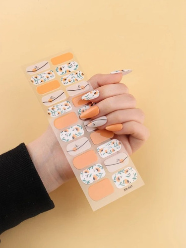 Stickers Adhesivos Para Uñas Efecto Gel - Clic