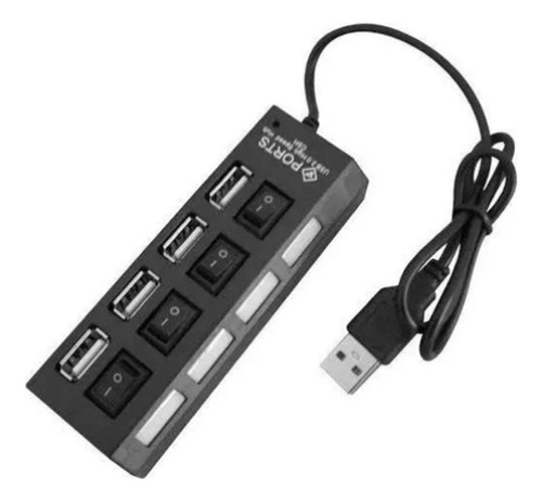 Hub Usb 2.0 4 Portas 500ma Ley-21 Alta Velocidade