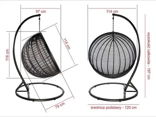 Silla Colgante Eggs Style