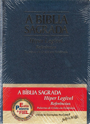 Bíblia Sagrada Hiper Legível Capa Azul