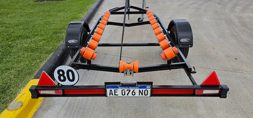 Trailer Nautico Para Moto Triplaza Homologado Patentable