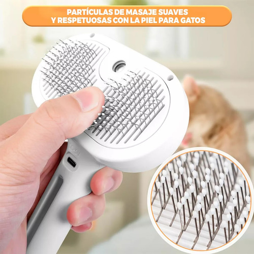 Para Cepillo Vaporizador Gatos Perros Peine Para Mascotas