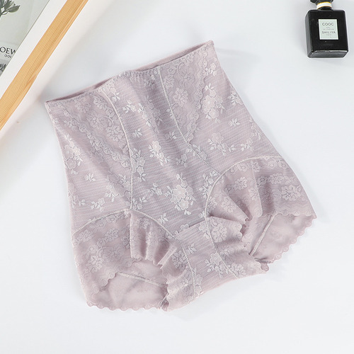 Bragas De Encaje De Cintura Alta Con Control De Barriga Para