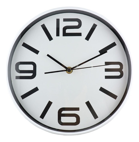 Reloj De Pared Blanco 25cm