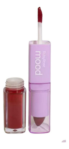 Lápiz labial Ruby Rose Mood con vitamina E Duo Cm06, 3,2 g