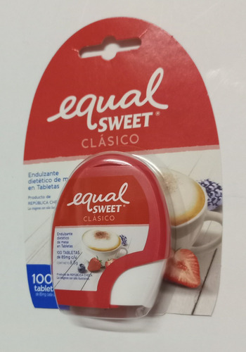 Equalsweet Tabletas X 100 - Pack X 6 Unidades