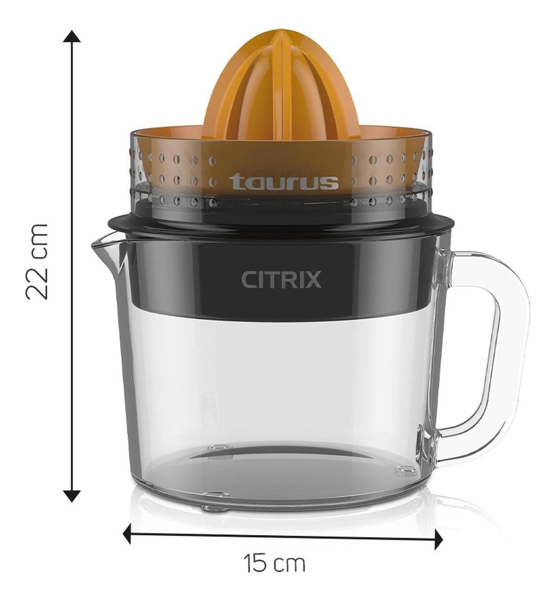 Exprimidor Eléctrico Taurus Citrix 1lt 60hz 127v Color Negro/Naranja Frecuencia 60 Hz