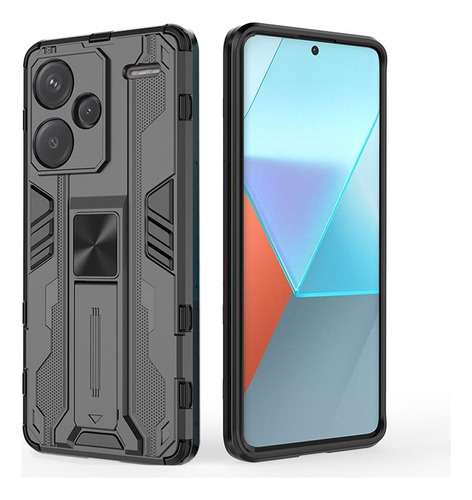 For Redmi Note 13 Pro+ 5g Kickstand Camera Cover Hard Case