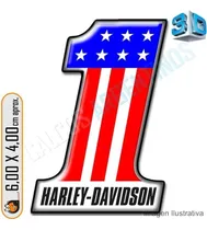 Comprar Calcomanias Con Relieve, Resina Importada 1 Harley Davidson