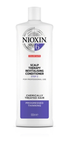 Acondicionador Anticaída #6 Cabello Procesado 1000ml Nioxin