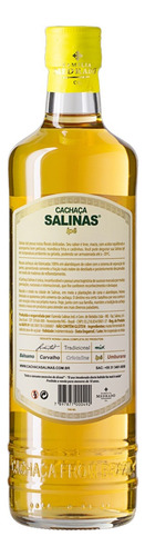 Caña Cachaça Ipe Licor Salinas 700 Ml Agua Ardiente Trex