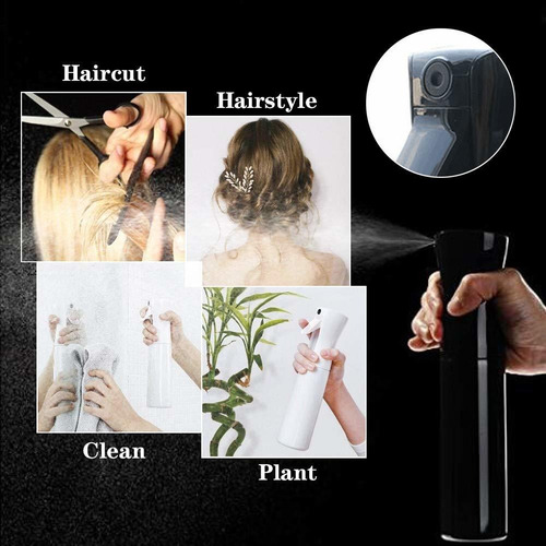 Botella Spray Para Cabello 2 Pcs Plástico Vacío Para Peinar