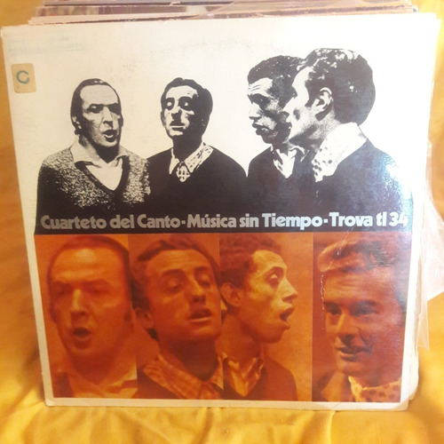 Vinilo Cuarteto Del Canto Musica Sin Tiempo F3