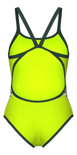 Traje De Baño Arena Icons Super Fly Para Mujer Verde Limón 30