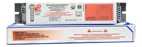 Balastro Electronico 2x28w T5 Para Tubo 28w T5 Fluorescente