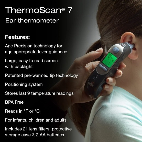 Termómetro De Oído Braun Thermoscan 7 Irt6520