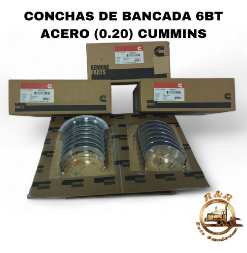 Conchas De Bancada 6bt Acero (0.20) Cummins 