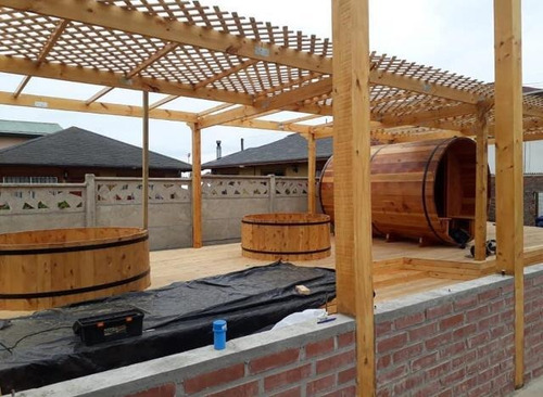 Imagen 3 de 7 de Jacuzzi Tina De Madera