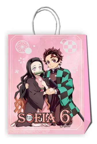 comprar Bolsas Personalizadas Dulces Demon Slayer Nezuko 10 Unds.