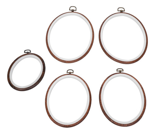Anillo De Aro Circular De 5 Piezas De Anillos Bordados