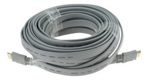 Cable Hdmi Plano Color Gris 1,7 Metros