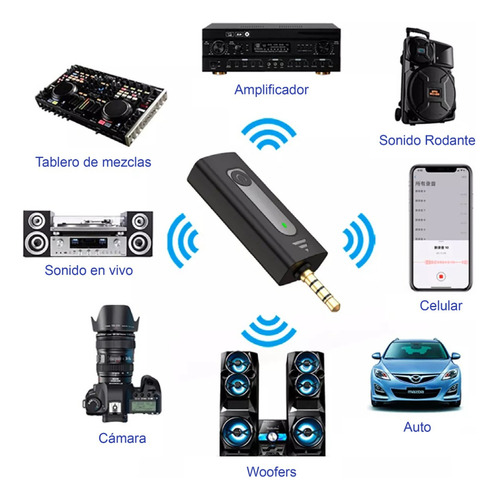 Microfono Corbatero Inalambrico Celular 3.5mm 2 Mic