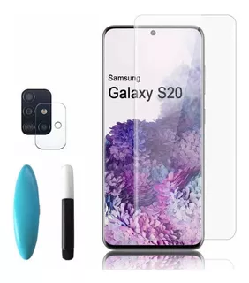 Vidrio Templado Uv Liquido 2 En 1 Samsung Galaxy S20