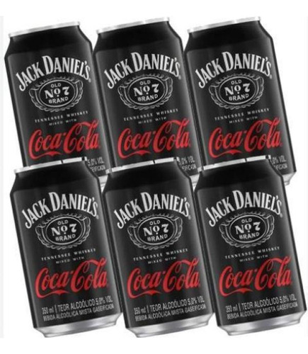 Jack Daniel's Whisky De Tennessee 330ml - 6 Latas
