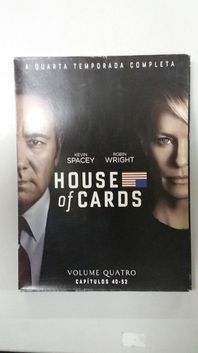Dvd House Of Cards - Quarta Temporada Completa