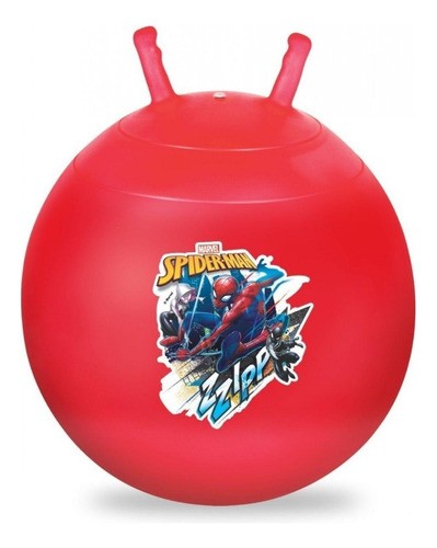 Brinquedo Bola Pula Pula Marvel Homem Aranha Lider Spiderman Cor Vermelho