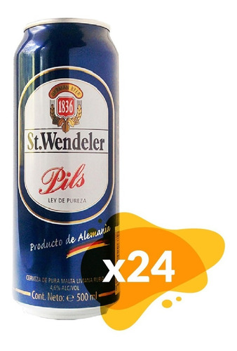 Cerveza Wendeler Lata Alemana 500ml Pack X24 - Suchina S.a