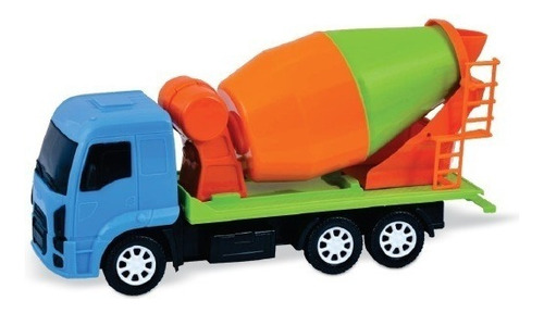 Caminhão Infantil Betoneira Truck Cabine No Plástico